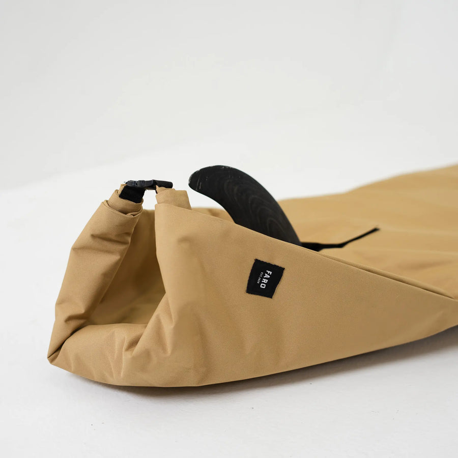 Harbor Tan Canvas Surfboard Bag