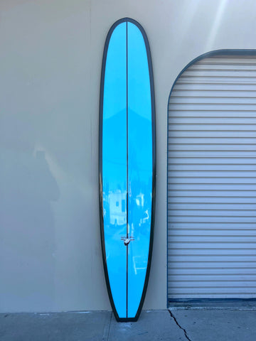 Weston Surfboards // 10'0" Noserider // Chocolate + Sky Blue Longboard