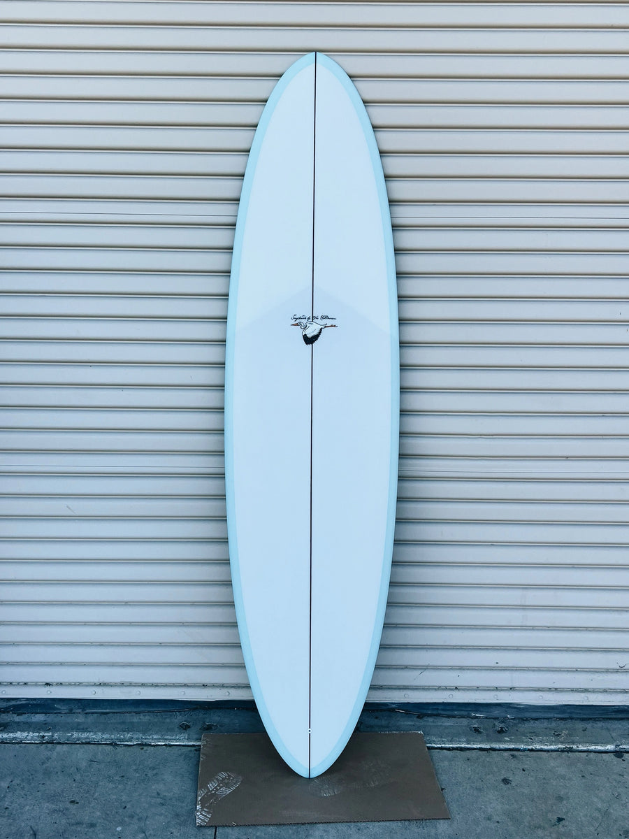 WESTON Surfboards //  7'2" B Egg // Sky Blue Surfboard