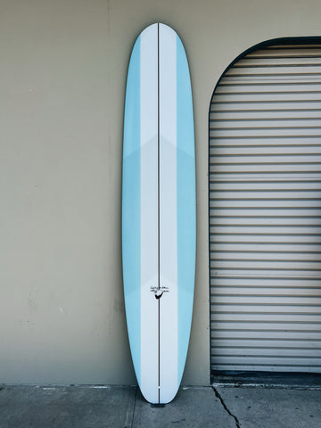 WESTON Surfboards // 9'6" Axis Blend // Baby Blue Paneled Surfboard - Surf Bored