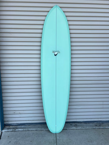 WESTON Surfboards //  7'6'' Goodfoot //  Sweet Mint Surfboard