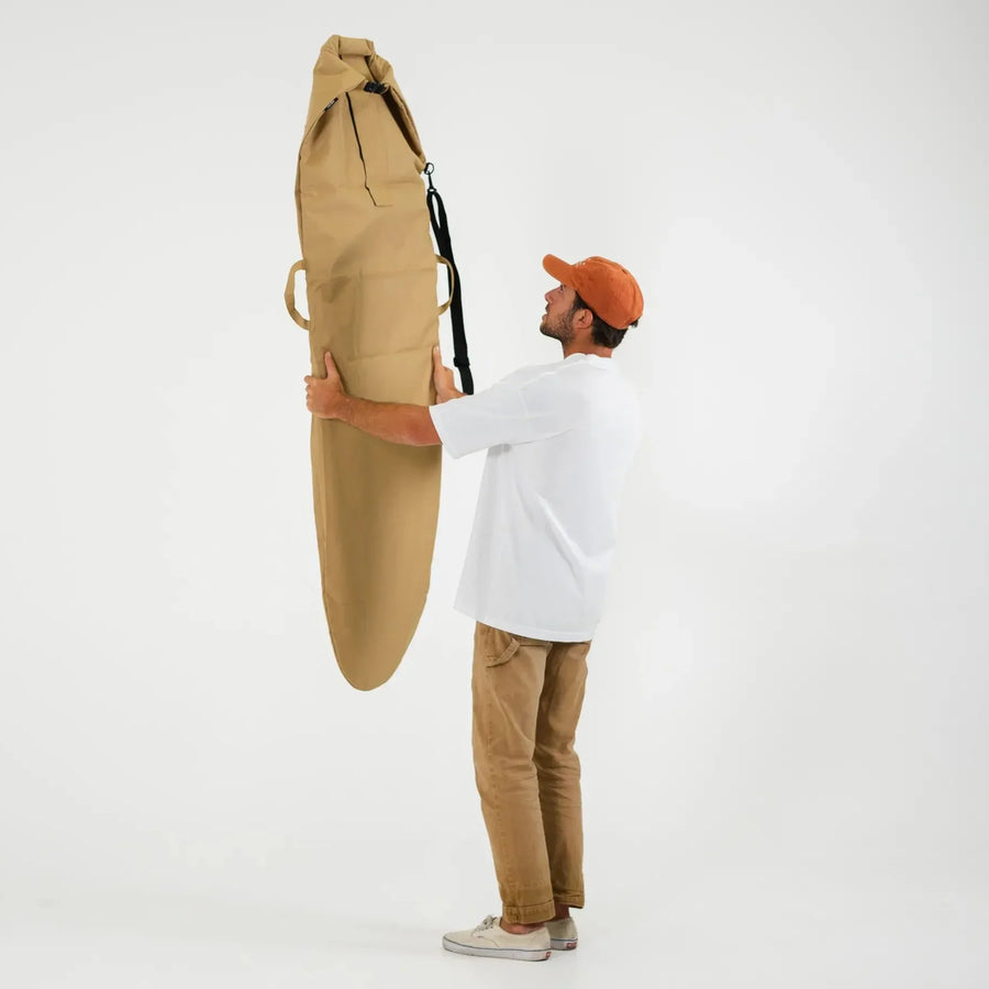 Harbor Tan Canvas Surfboard Bag