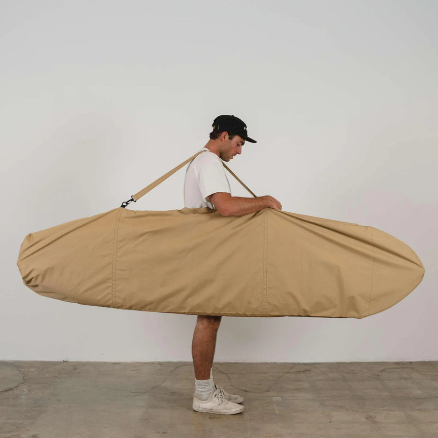 Harbor Tan Canvas Surfboard Bag - Surf Bored