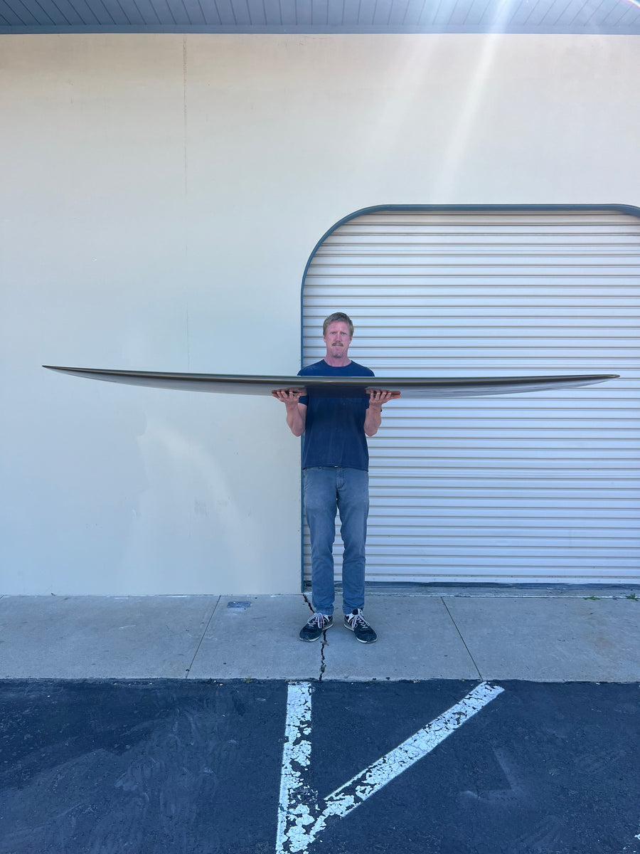 WESTON Surfboards // 10'0'' Noserider // Chocolate + Sky Blue Longboard - Surf Bored