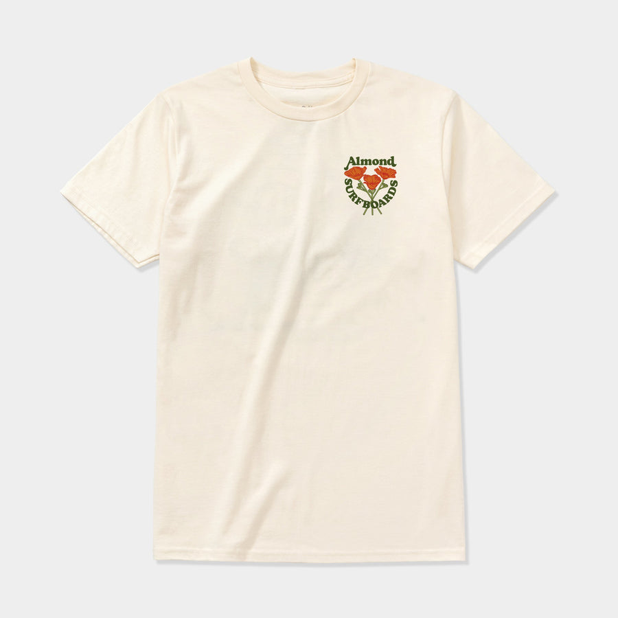 CA Poppy Tee | Natural