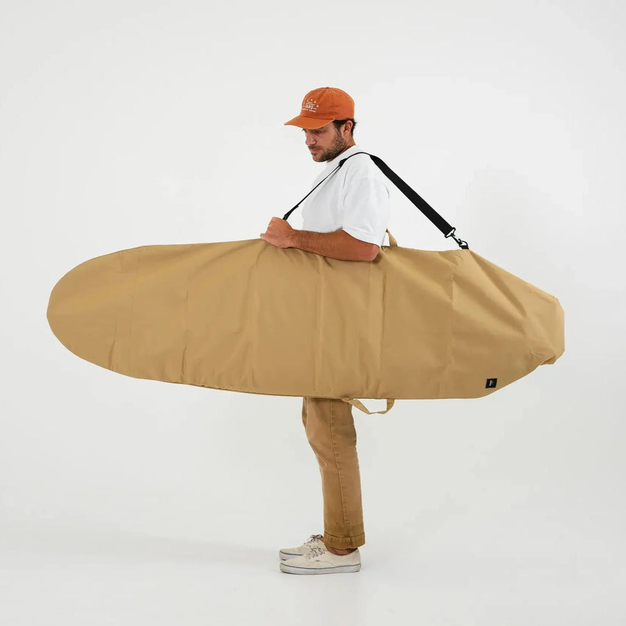 Harbor Tan Canvas Surfboard Bag