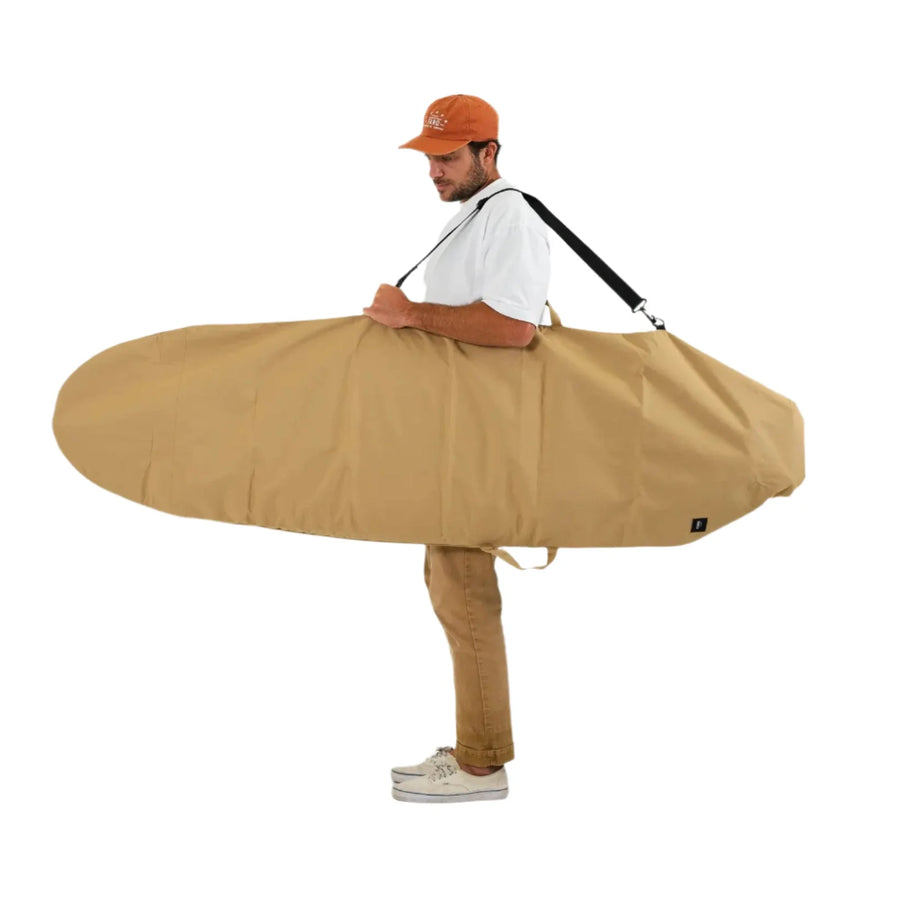 Harbor Tan Canvas Surfboard Bag