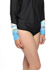 Of Earth Front Zip Oversized Hoodie - Surf Bored