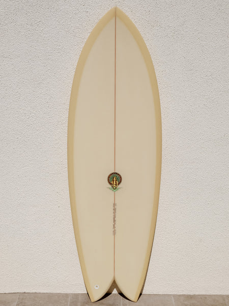 Tyler Warren | Dream Fish Twin Fin 5’5” Butterscotch Surfboard